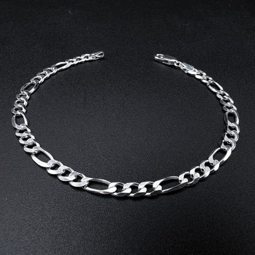 Pulsera Fígaro Plata 925 5mm