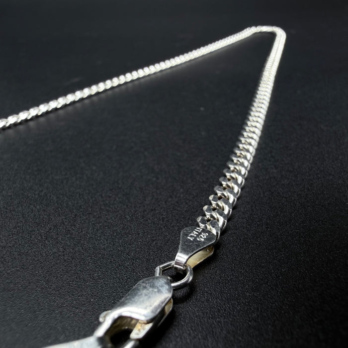 Cadena Cubana 4mm - Plata 925 Italy