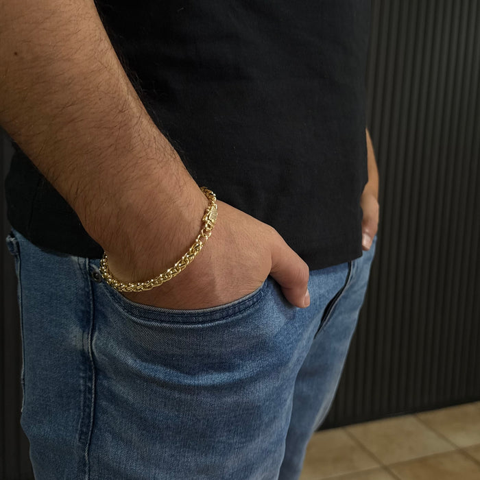 Pulsera Soga Oro – 5 mm