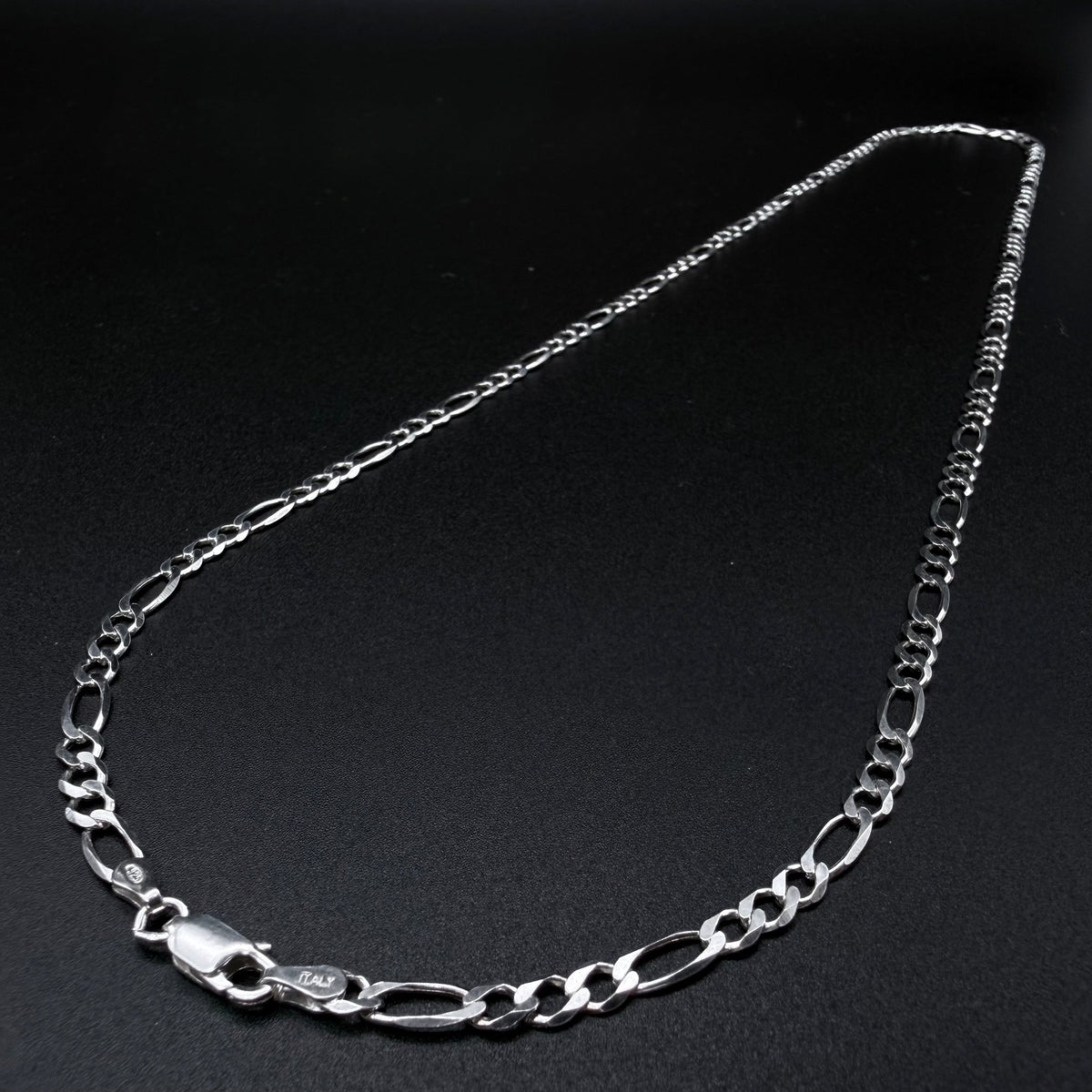 Cadena Fígaro 4mm - Plata 925 Italy – Silver Ice 02