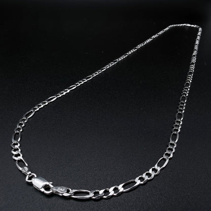 Cadena Fígaro 4mm - Plata 925 Italy – Silver Ice 02