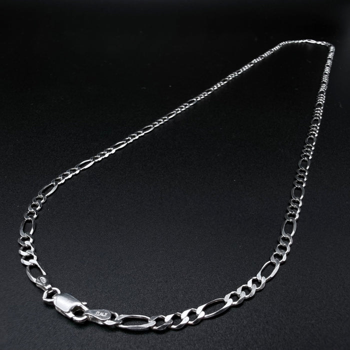 Cadena Fígaro 4mm - Plata 925 Italy – Silver Ice 02