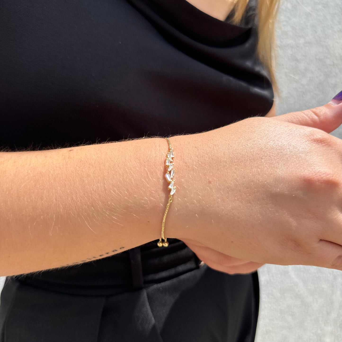 Pulsera Rayo de Luz Oro