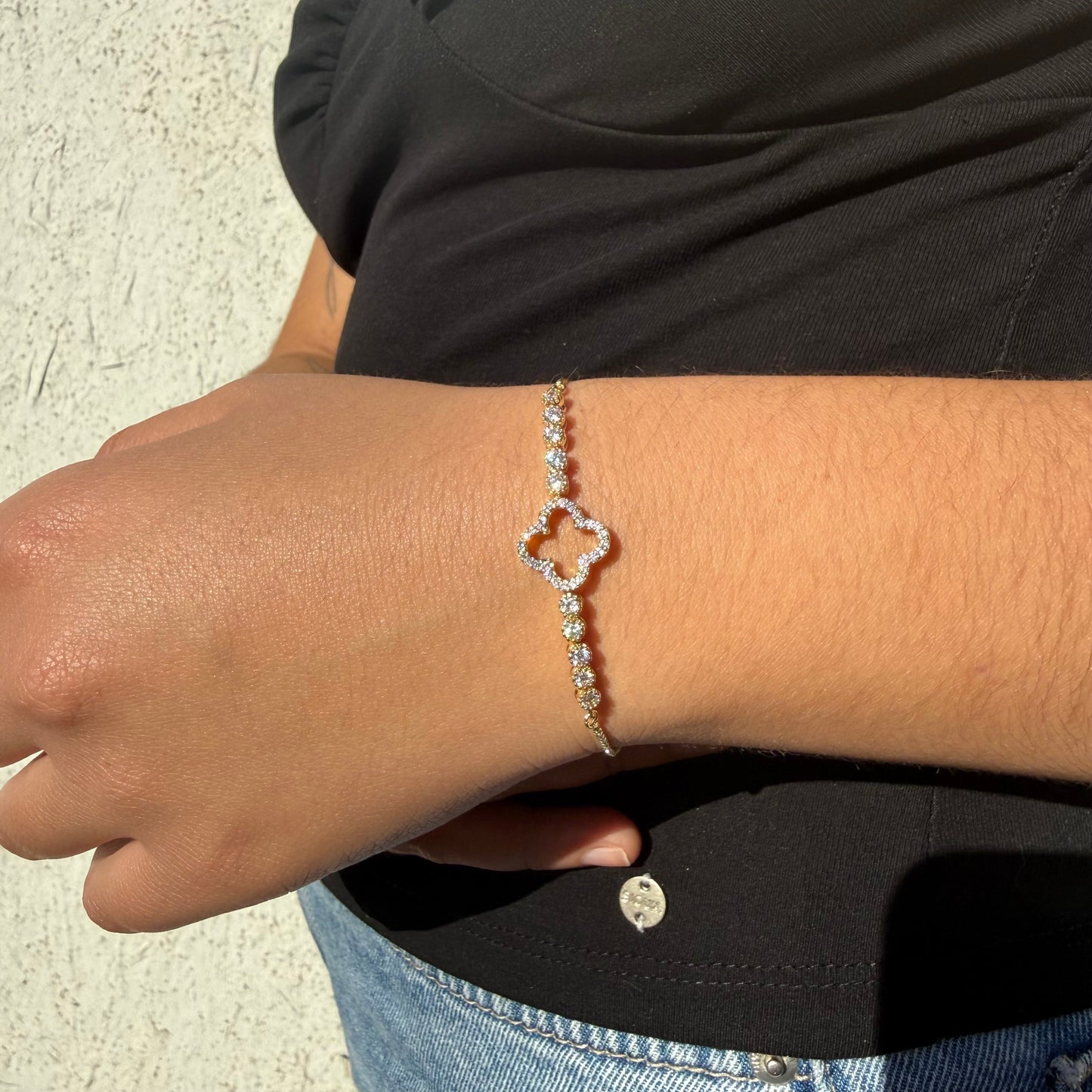 Pulsera Clover Chic oro
