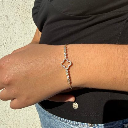 Pulsera Clover Chic oro