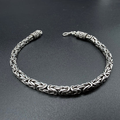 Pulsera Camino del inca 4mm - Plata 925 Italy