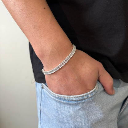 Pulsera Tennis  Rectangular 6mm