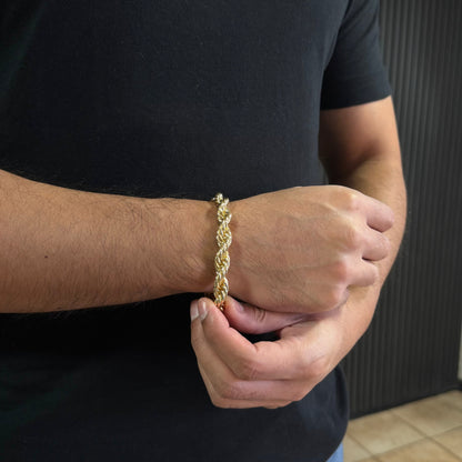 Pulsera Turbillón Oro – 11 mm