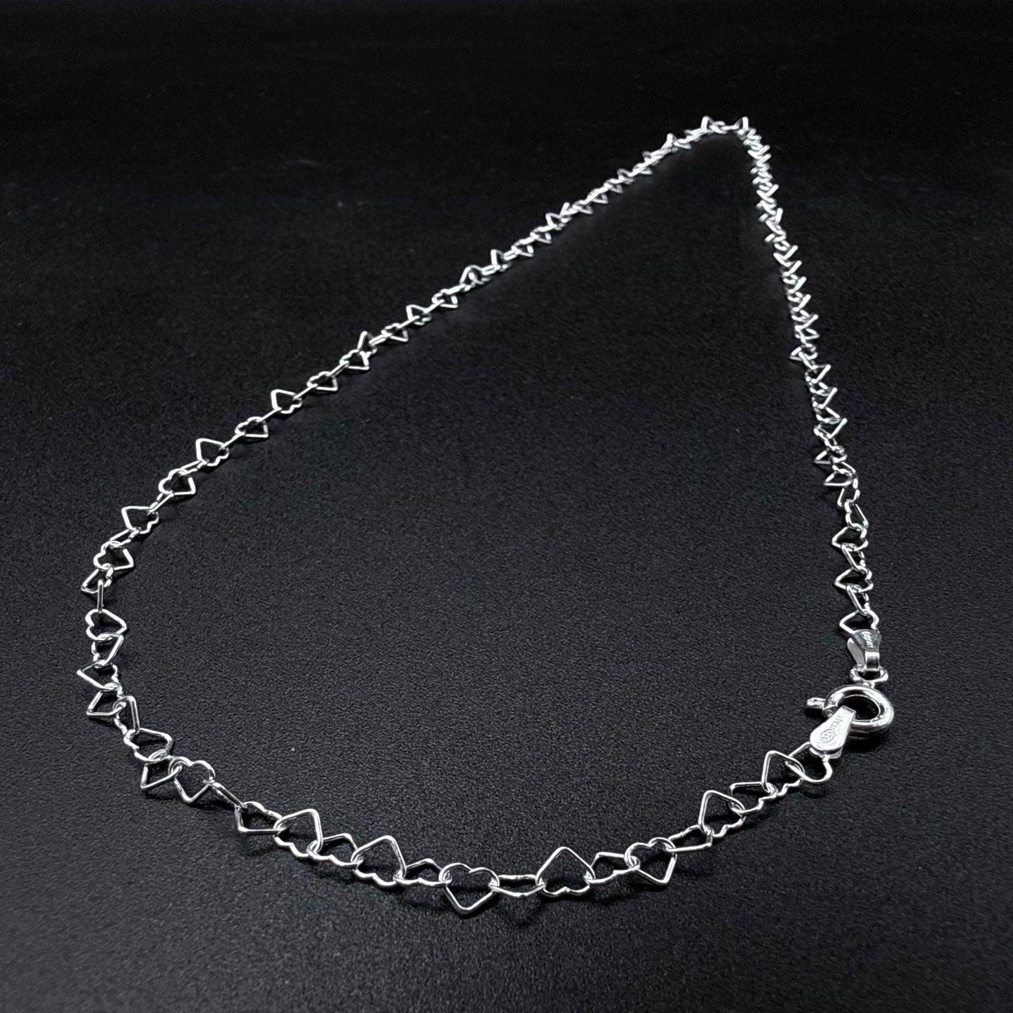 Cadena Corazones 3mm - Plata 925 Italy