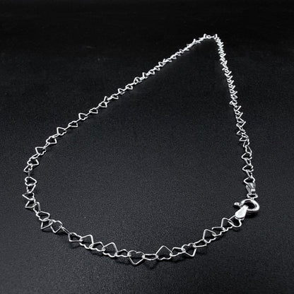 Cadena Corazones 3mm - Plata 925 Italy