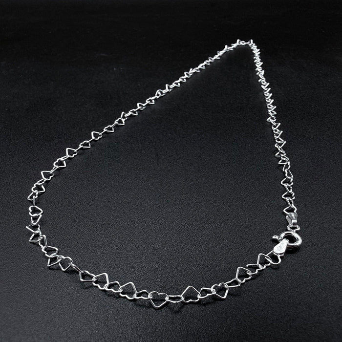 Cadena Corazones 3mm - Plata 925 Italy