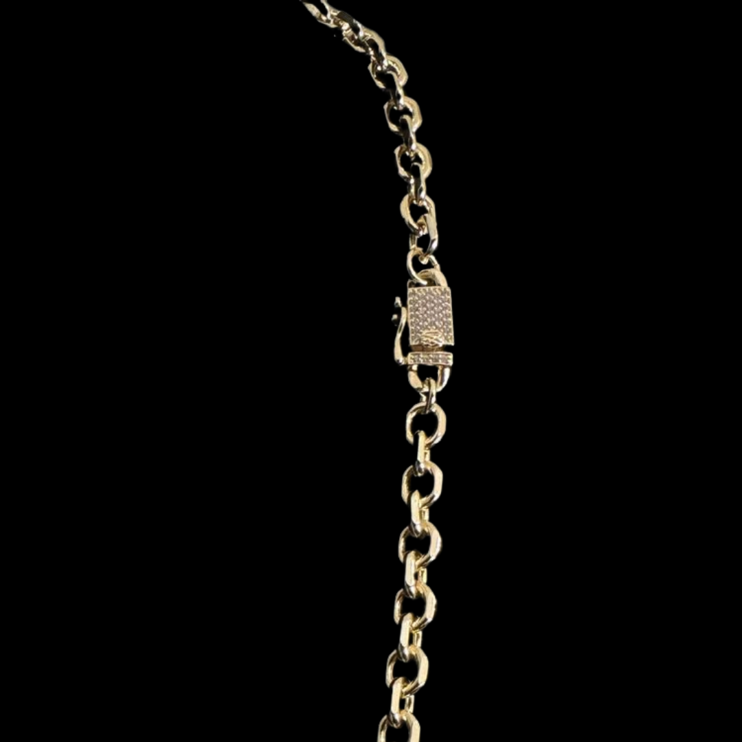 Cadena Rolo Limada Oro – 6mm