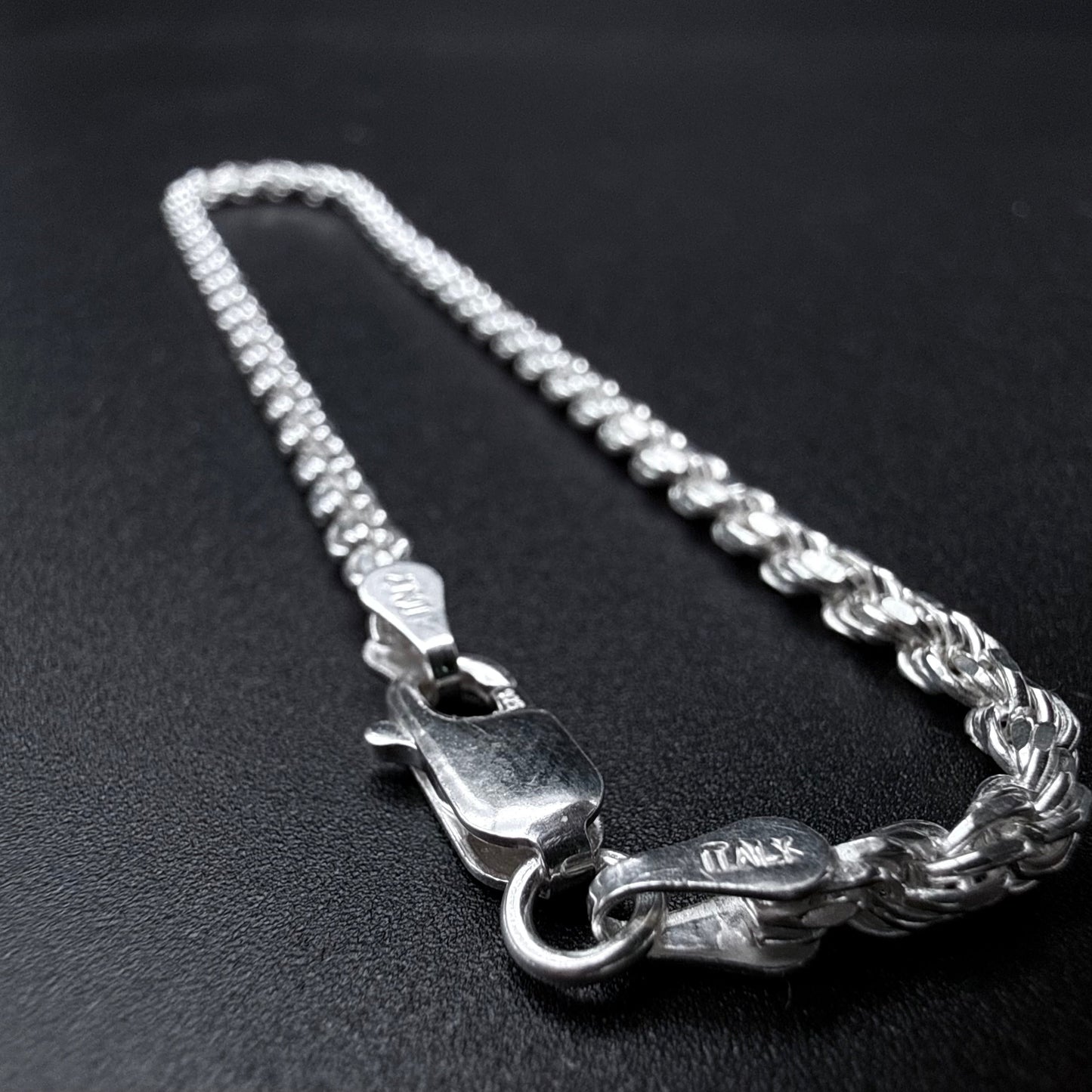 Pulsera Turbillon 3mm - Plata 925 Italy