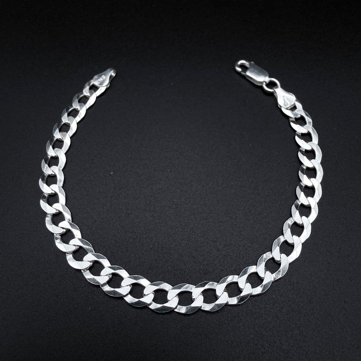 Pulsera Cubana 7mm - Plata 925 Italy – Silver Ice 03