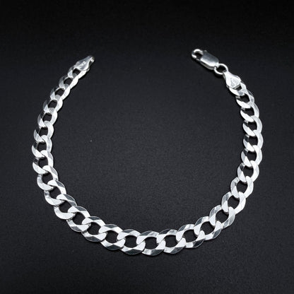 Pulsera Cubana 7mm - Plata 925 Italy – Silver Ice 03
