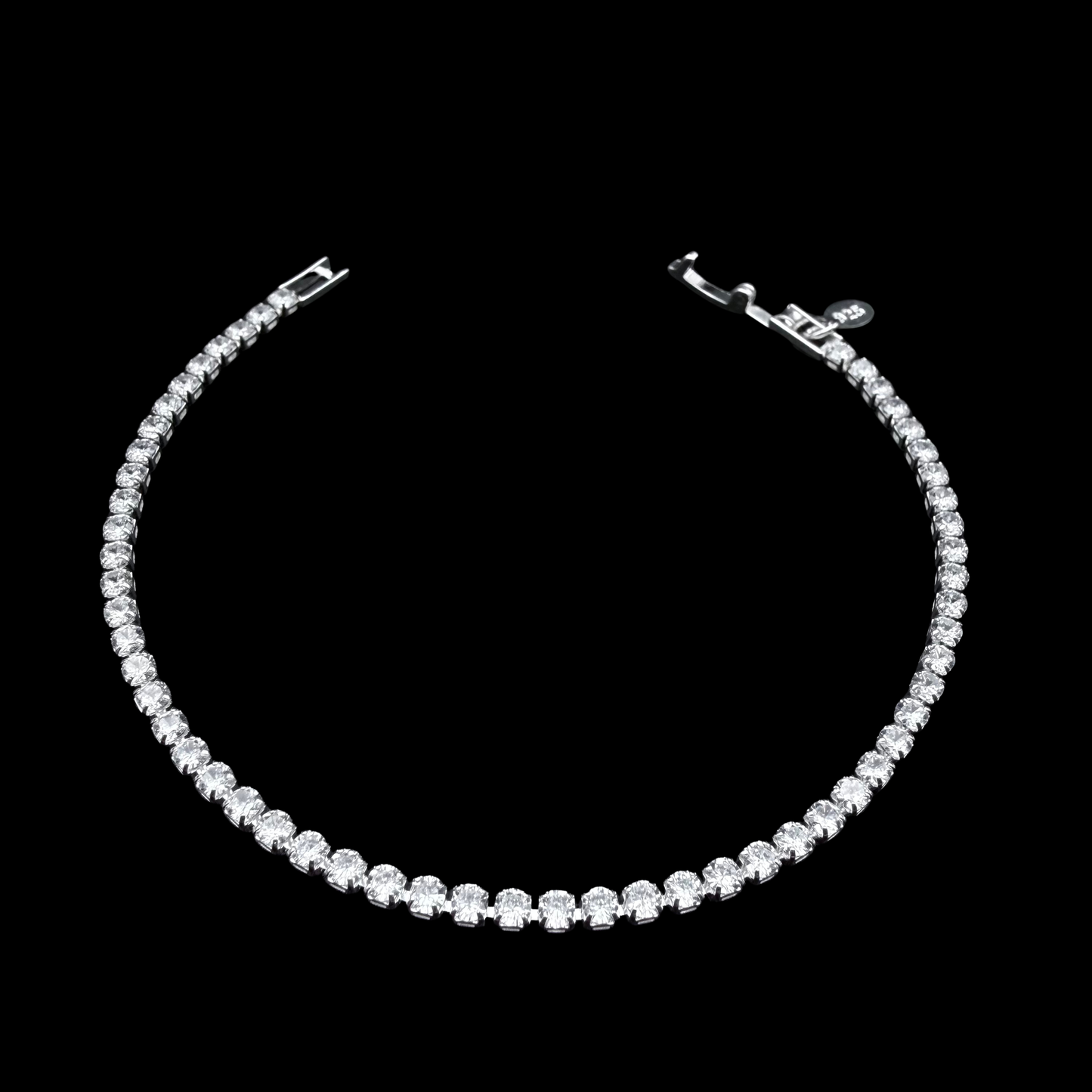 Pulsera Tennis con Circones  2mm