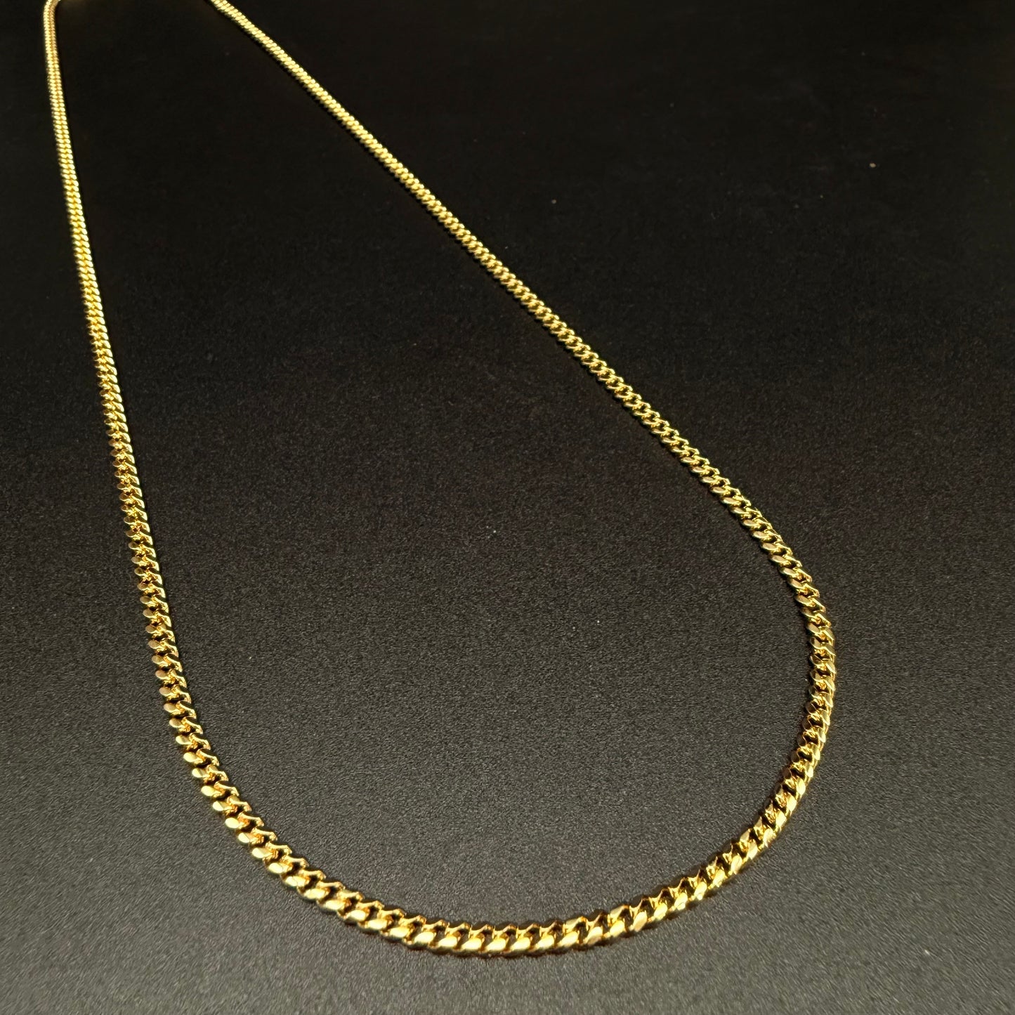 Cadena Cubana Oro – 3 mm