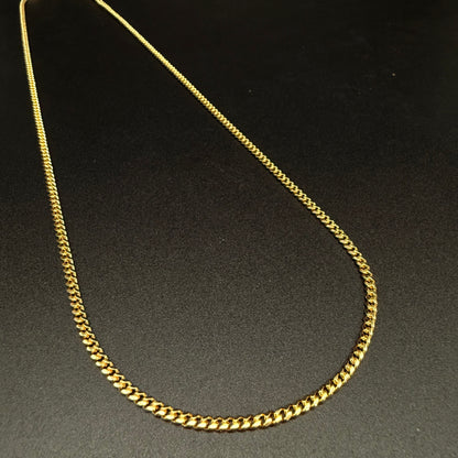 Cadena Cubana Oro – 3 mm