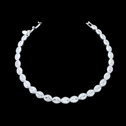 Pulsera Tennis Ovalada 4mm