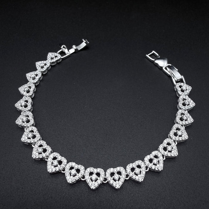 Pulsera corazones de luz