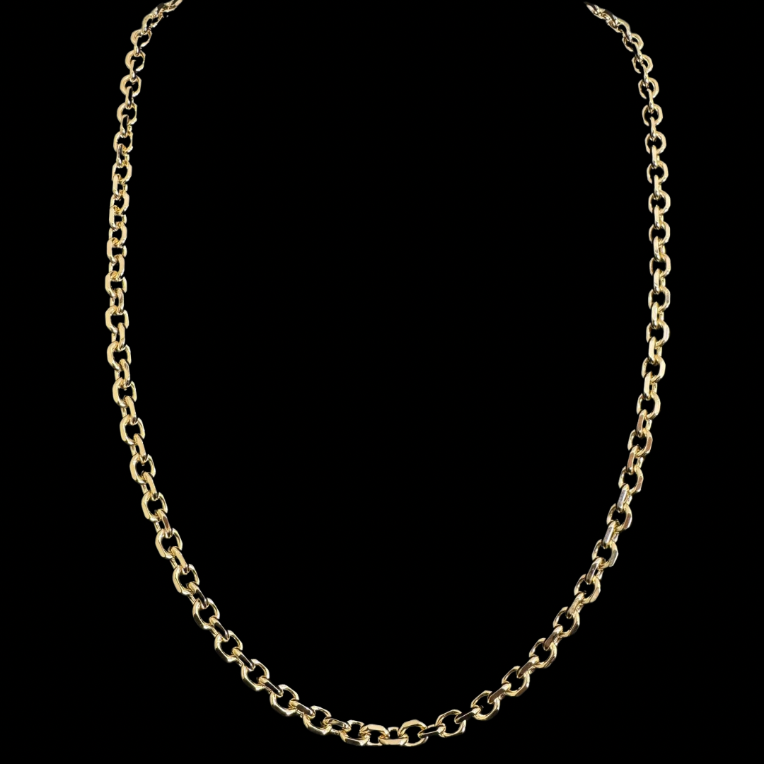 Cadena Rolo Limada Oro – 6mm