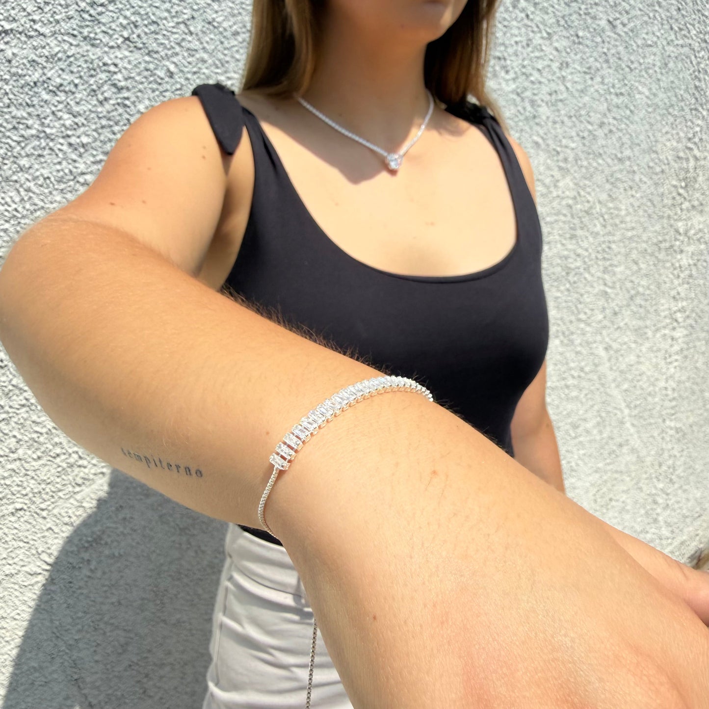 Pulsera Tennis Ajustable 5mm
