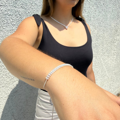 Pulsera Tennis Ajustable 5mm