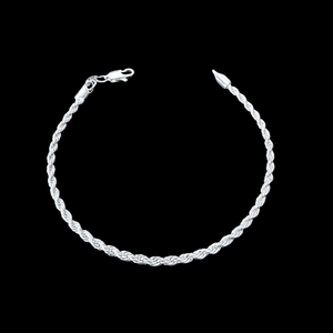 Pulsera Turbillón Plata 925 - 3mm