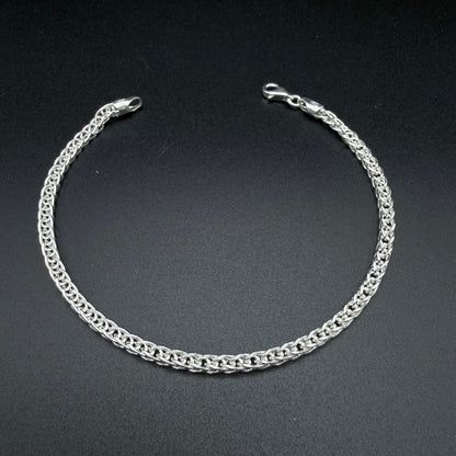 Pulsera Infinity  3mm - Plata 925 Italy