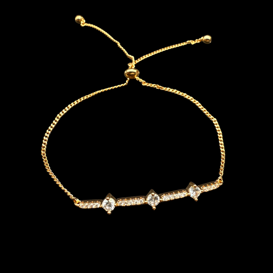 Pulsera Iris Oro con Circones