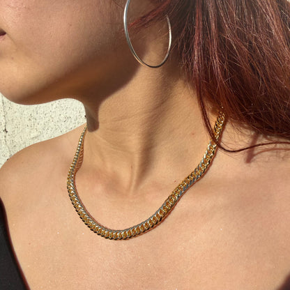 Cadena Doble Cubana Oro – 6 mm