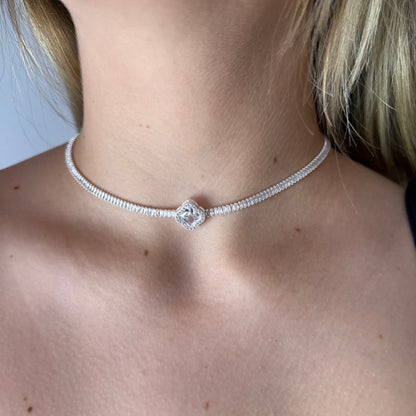 Collar Van Cleef micro circón