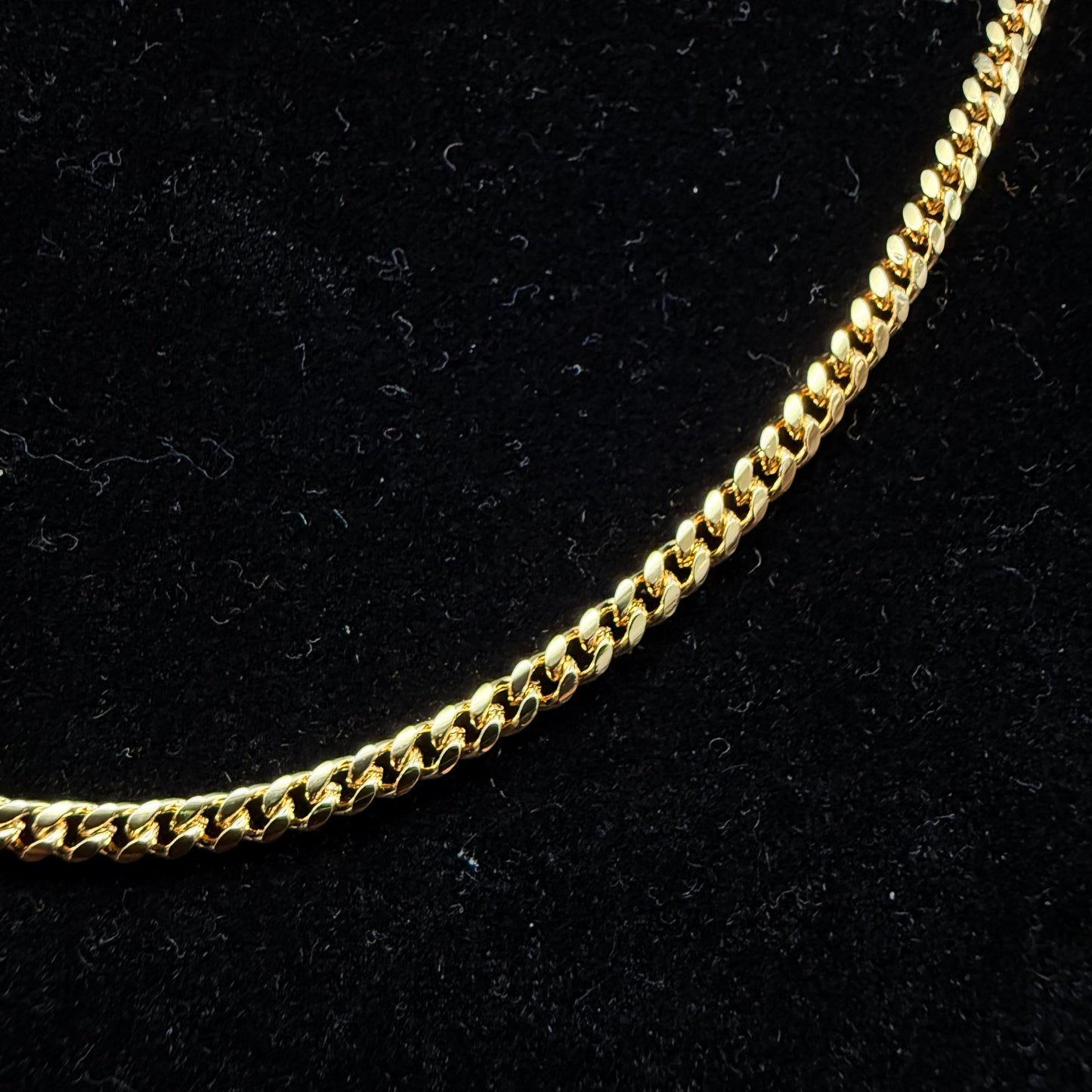 Cadena Cubana Oro – 3 mm