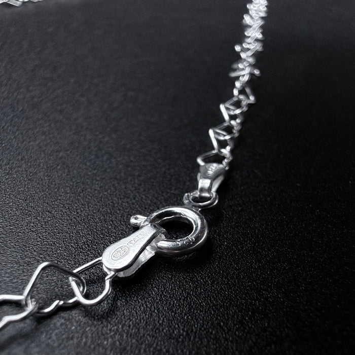 Cadena Corazones 3mm - Plata 925 Italy