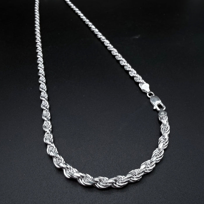Cadena Turbillon  5,5mm - Plata 925 Italy