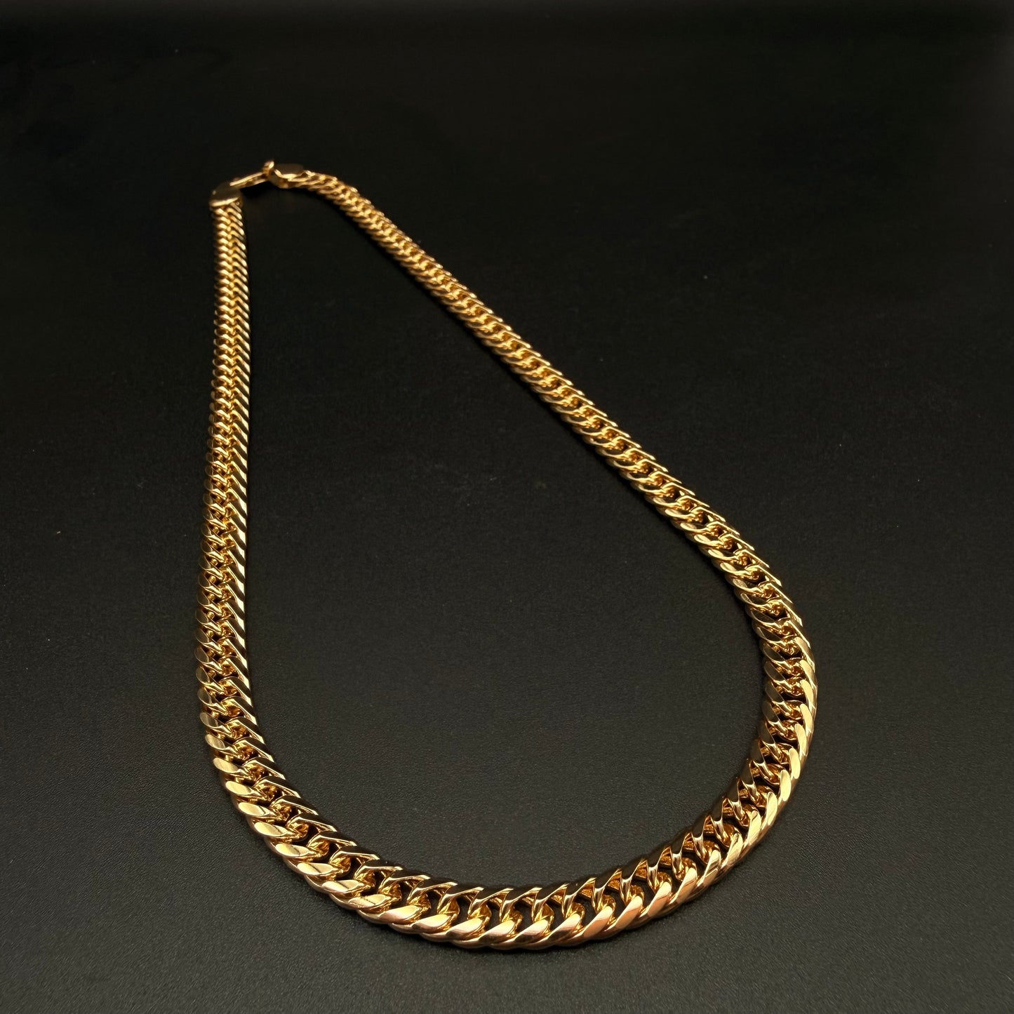 Cadena Doble Cubana Oro – 6 mm
