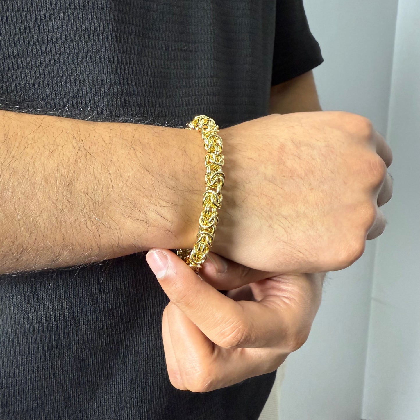 Pulsera Camino del Inca Oro – 8 mm