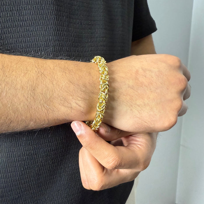 Pulsera Camino del Inca Oro – 8 mm