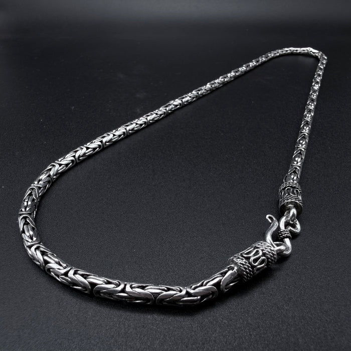 Cadena Camino del inca 4mm - Plata 925 Italy