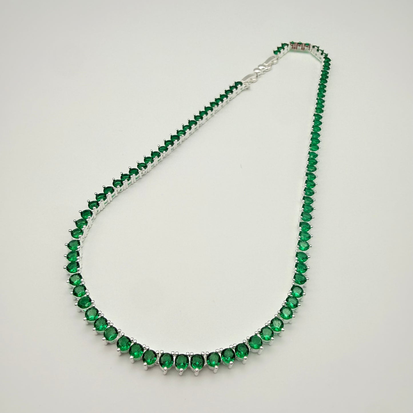 Collar Gotas de Luz circones verdes