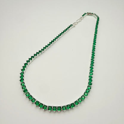 Collar Gotas de Luz circones verdes
