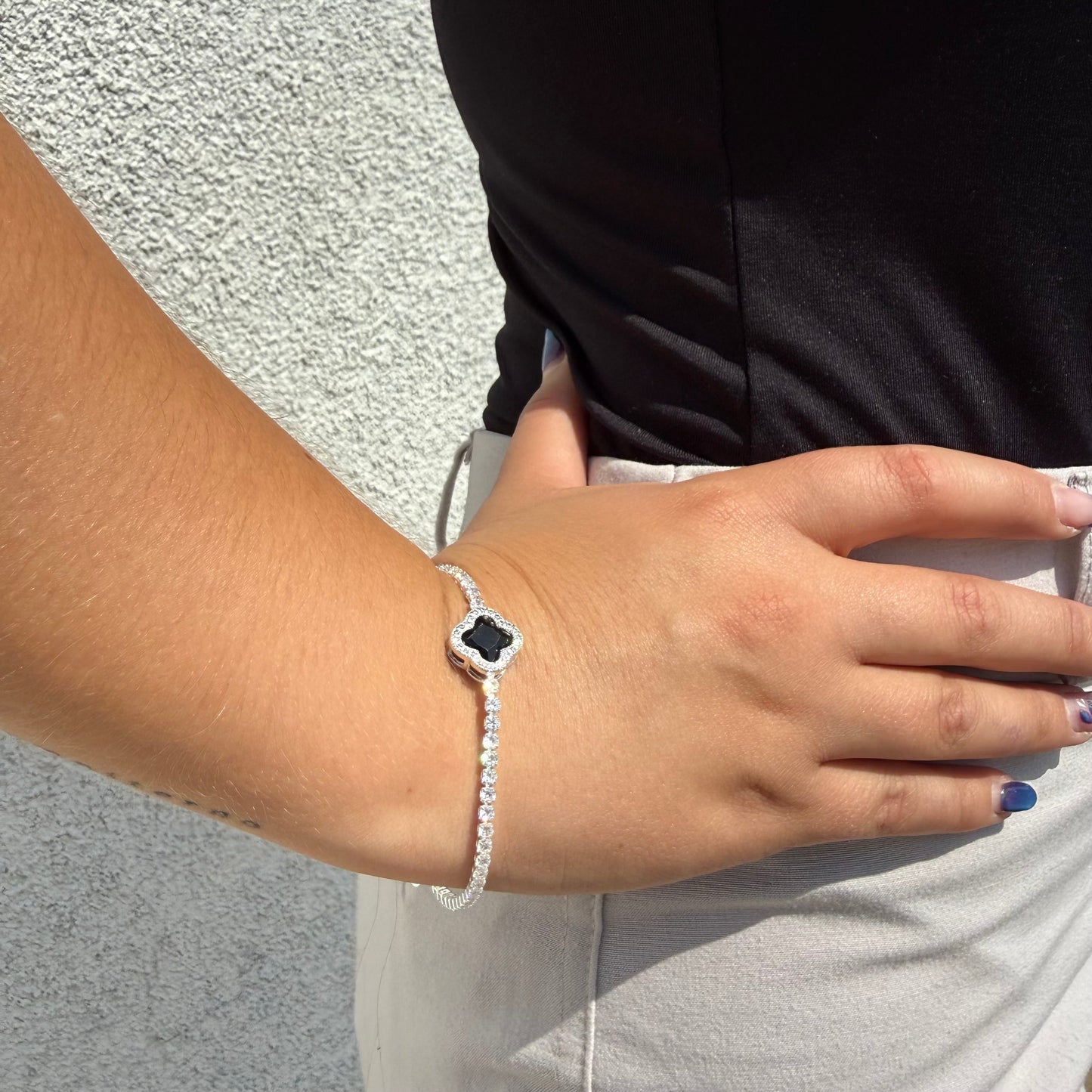 Pulsera Tennis Van Cleef Tennis 2mm