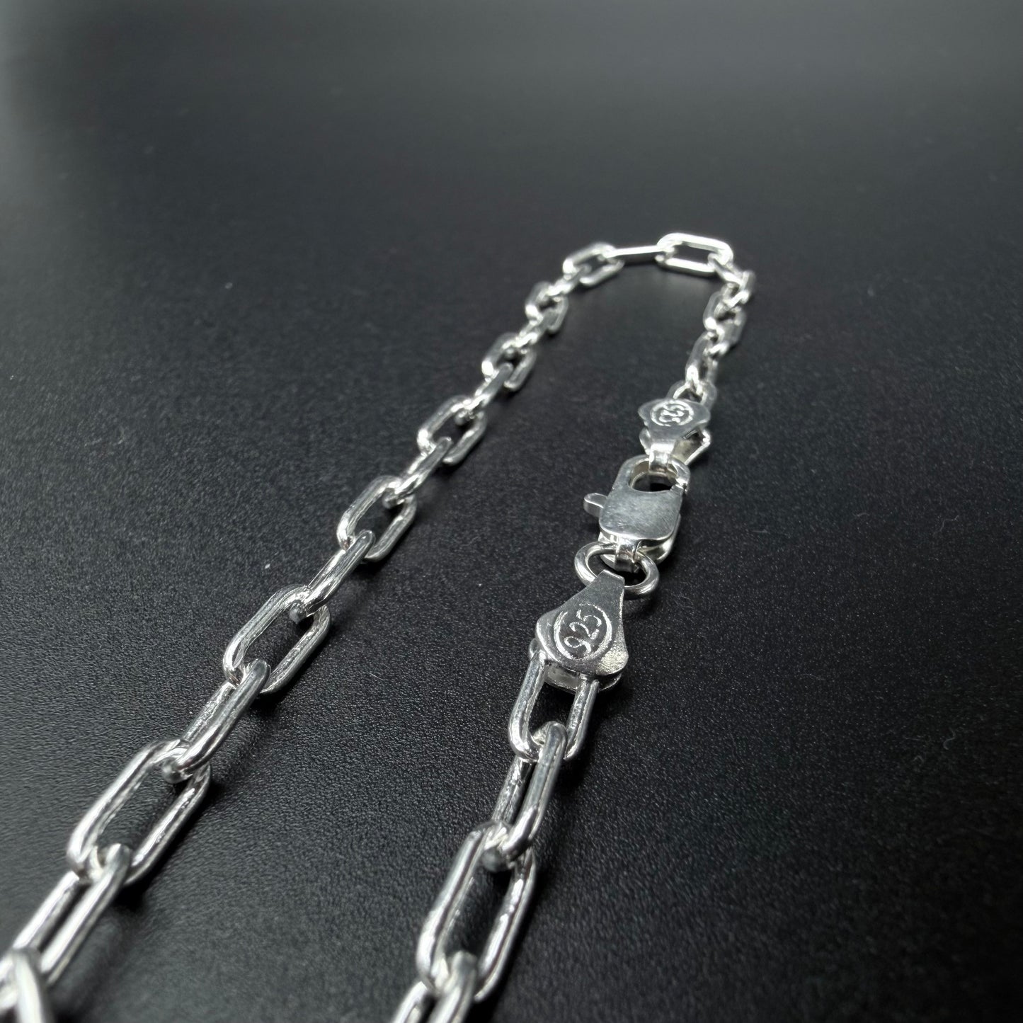 Pulsera Limada Plata 925 - 4mm
