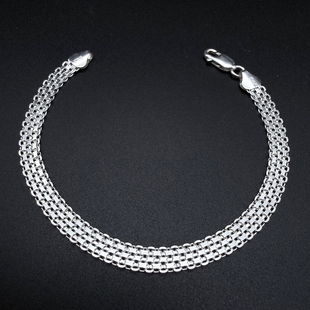 Pulsera Tejido Chino 6mm - Plata 925 Italy – Silver Ice 03
