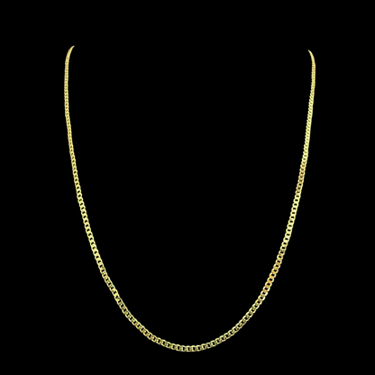 Cadena Grumet Fina Oro – 60 cm x 2 mm