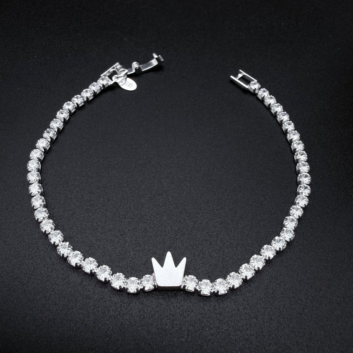 Pulsera Tennis Corona 3mm