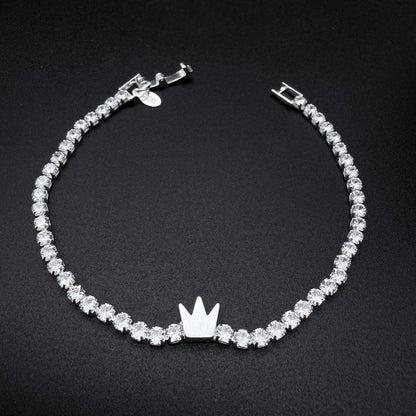 Pulsera Tennis Corona 3mm