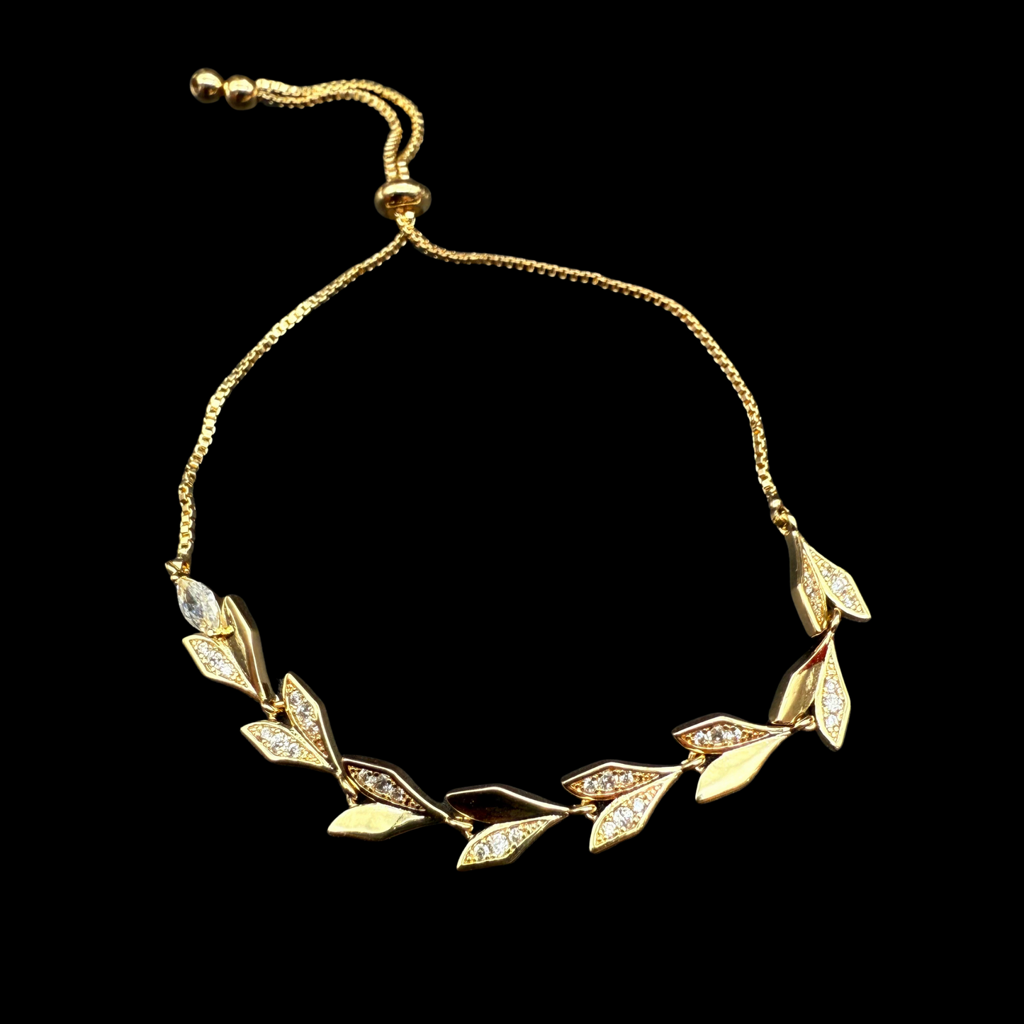 Pulsera Laurel Oro
