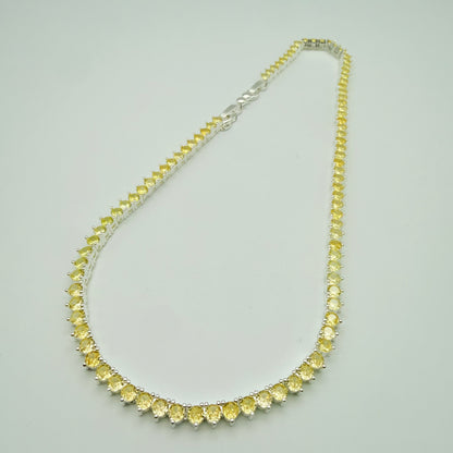 Collar Gotas de Luz circones amarillos