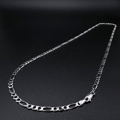 Cadena Fígaro 4mm - Plata 925 Italy – Silver Ice 03